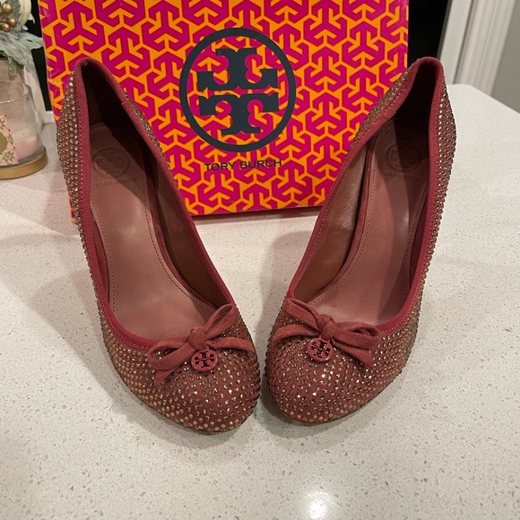 Gorgeous Sparkly Tory Burch Heels! 👠🤩 - Picture 2 of 5